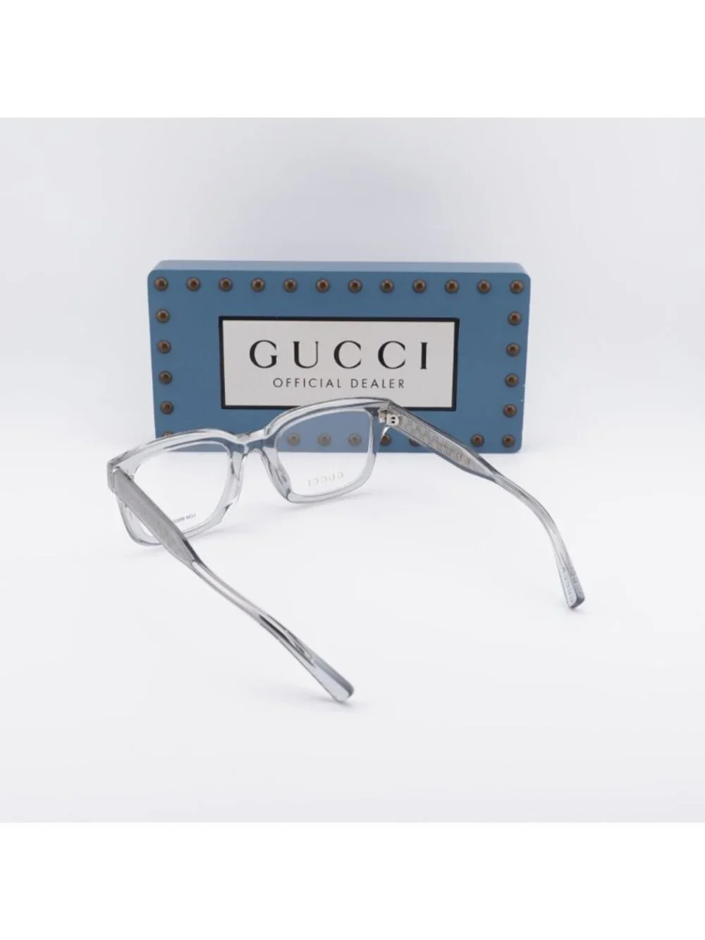 Gucci GG2071OL 005 Rectangle Eyeglasses 52mm - Transparent Grey